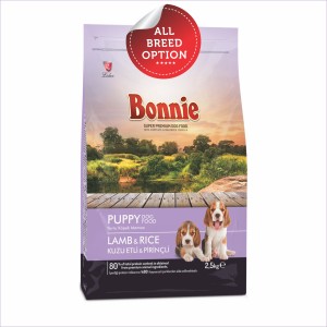 Bonnie Puppy Food | Lamb & Rice (2.5kg, 16kg/15+1free)
