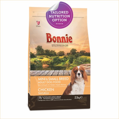 Bonnie Small/Mini Breed Adult Food | Chicken (2.5kg)