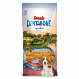 Bonnie Dentabone Coloured Munchy Bone | with Calcium (5 Pack)