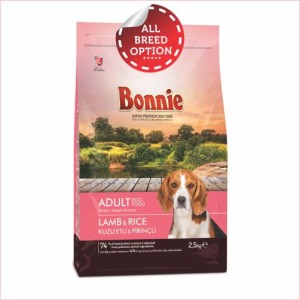 Bonnie Adult Dog Food | Lamb & Rice (2.5kg)