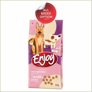 Enjoy Adult Dog Food | Chicken (3kg, 10kg, 16kg/15+1free)