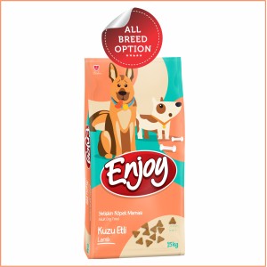 Enjoy Adult Dog Food | Lamb & Rice (3kg, 10kg, 16kg/15+1free)