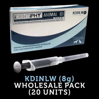 Identiphy Animal ID (KDINLW - 8g, 10g)