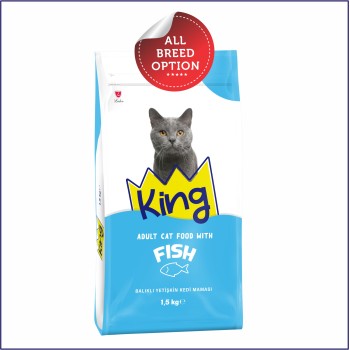 King Adult Cat Food | Fish (1.5kg)