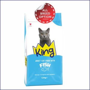 King Adult Cat Food | Fish (1.5kg)