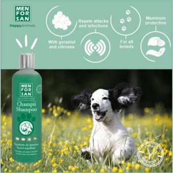 Menforsan Dog Shampoo | Flea/Tick Repellent  (300ml)