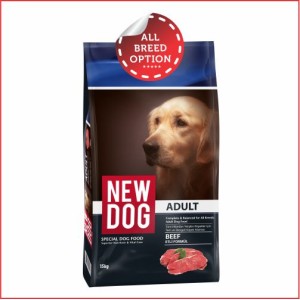 'New Dog' Adult Dog Food | Beef (2kg)