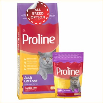 Proline Adult Cat Food | Lamb & Rice (400g, 1.2kg)