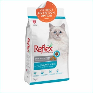 Reflex Adult Cat Food | Sterilised | Salmon & Rice (2kg)
