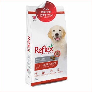 Reflex Puppy Food with Beef & Rice | 3kg, 10kg, 15kg
