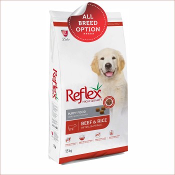 Reflex Puppy Food with Beef & Rice | 3kg, 10kg, 15kg