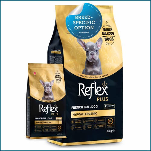 Reflex Plus French Bulldog Puppy Food (1.5kg, 8kg)