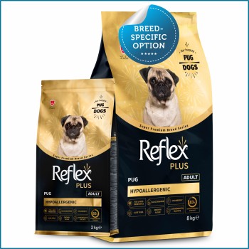 Reflex Plus Pug Adult Dog Food (2kg, 8kg)