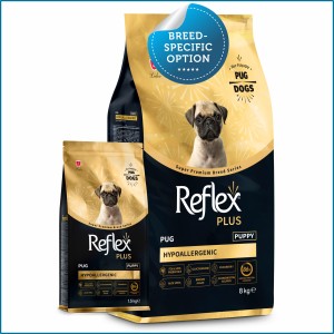 Reflex Plus Pug Puppy Food (1.5kg, 8kg)