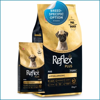 Reflex Plus Pug Puppy Food (1.5kg, 8kg)