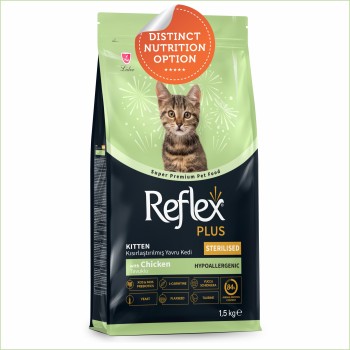 Reflex Plus Kitten Food | Sterilized | Chicken (1.5kg)