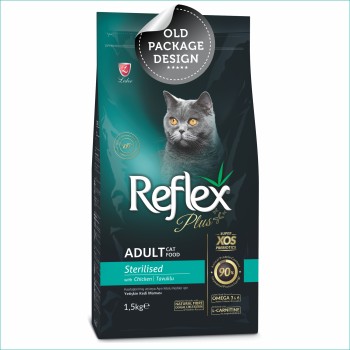 Reflex Plus Adult Cat Food | Sterilised | Chicken (0.4kg, 1.5kg)