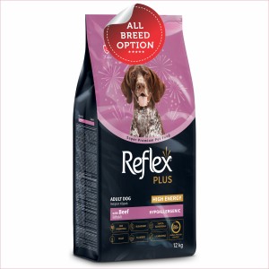 Reflex Plus High Energy Adult Dog Food | Beef (3kg, 12kg, 15kg)
