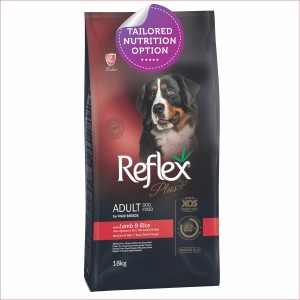 Reflex Plus Maxi Adult Dog Food | Lamb & Rice (3kg, 18kg)