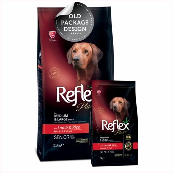 Reflex Plus Medium/Large Breed Senior Dog Food (3kg, 12kg, 15kg)