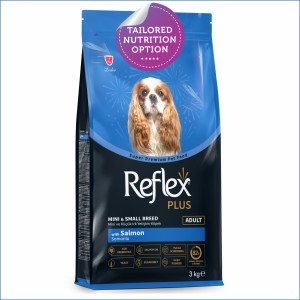 Reflex Plus Small/Mini Adult Dog Food | Salmon (3kg, 8kg)