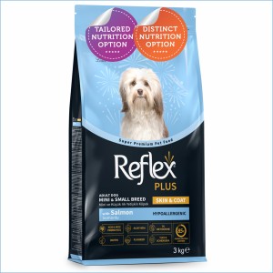 Reflex Plus Small/Mini Adult Dog Food | Skin & Coat | Salmon (3kg)
