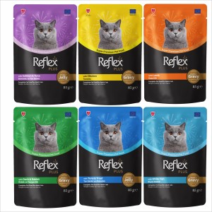 Reflex Plus Adult Cat Food Pouch | Multiple Flavours (85g)