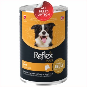 Reflex Plus Adult Dog Canned Food | Multiple Flavours (400g)