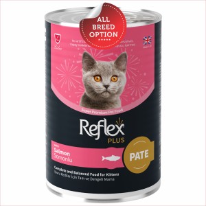 Reflex Plus Kitten Canned Food | Pate | Salmon (400g)