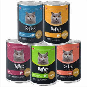 Reflex Plus Adult Cat Canned Food | Multiple Flavours (400g)