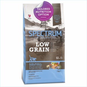 Spectrum Low Grain Adult Cat Food | Salmon, Anchovy & Cranberry (2kg)