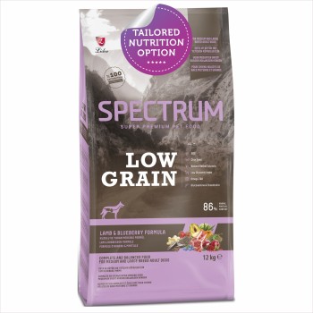 Spectrum Low Grain Medium/Large Breed Adult | Lamb & Blueberry (2.5kg, 12kg)