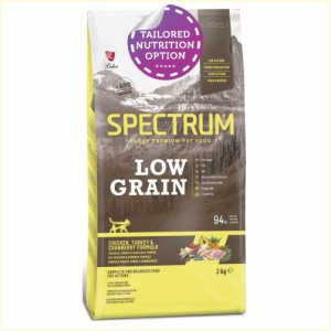 Spectrum Low Grain Kitten Food | Chicken, Turkey & Cranberry (2kg)