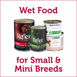 Wet & Canned Food for Small & Mini Breeds of Dogs